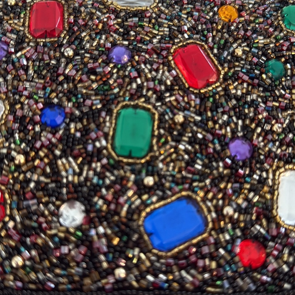 Vintage Gemstone Evening Bag. - Picture 3 of 10